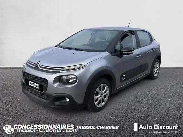 Gris Utilisé 2020 Citroën C3 Feel Berline | 9 420 € - Image 1/4