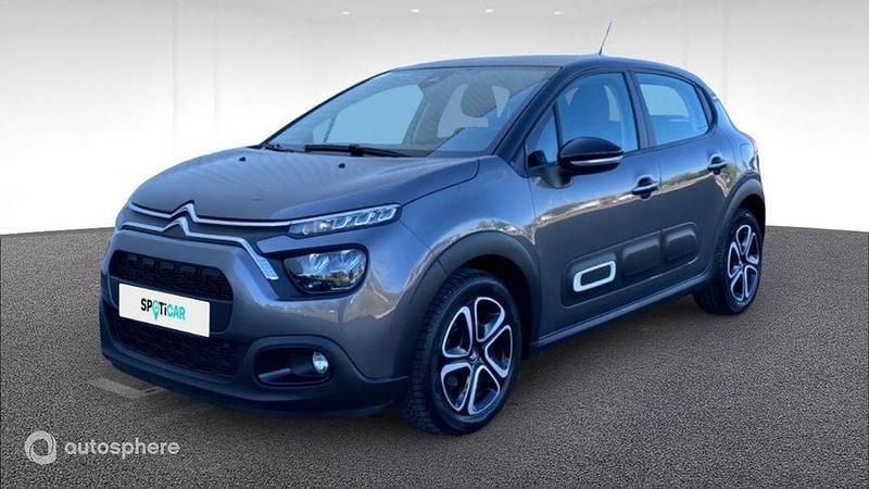 Gris Utilisé 2022 Citroën C3 PureTech Citadine | 10 480 € (Prix juste) - Image 1/4