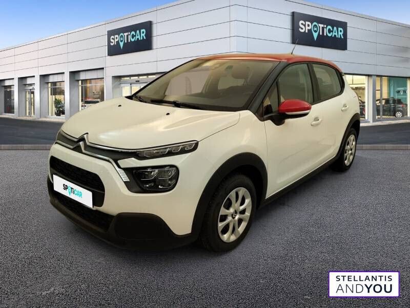 Blanc Occasion 2021 Citroën C3 Feel Citadine | 9 989 € (Prix juste) - Image 1/4
