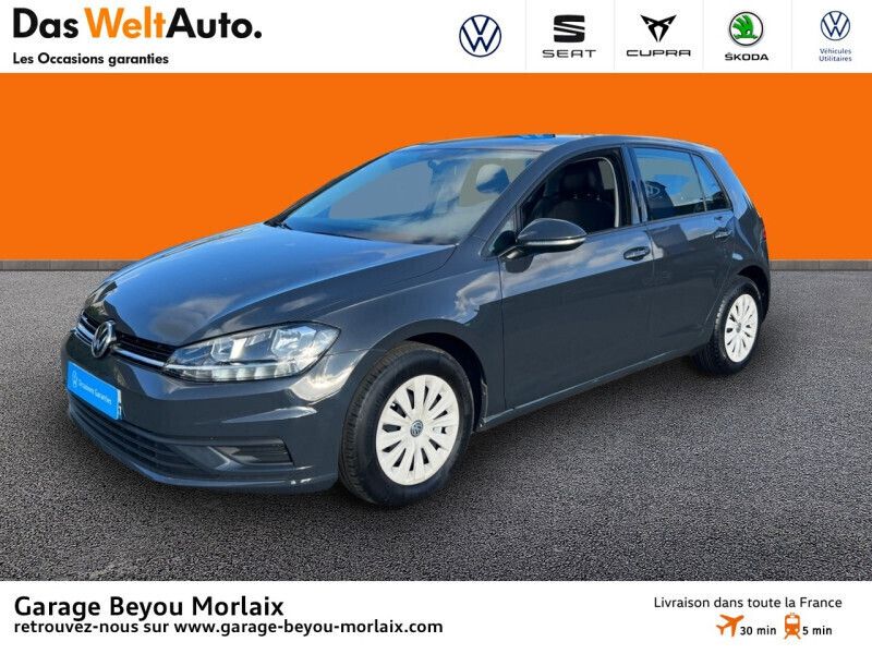 Gris Utilisé 2019 VW Golf VII Trendline Berline | 16 990 € (Prix juste) - Image 1/4