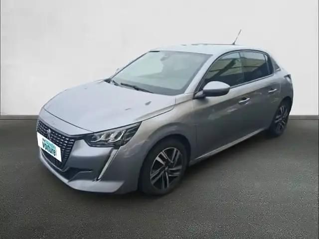 Gris Utilisé 2021 Peugeot 208 Allure Citadine | 11 990 € (Prix juste) - Image 1/4