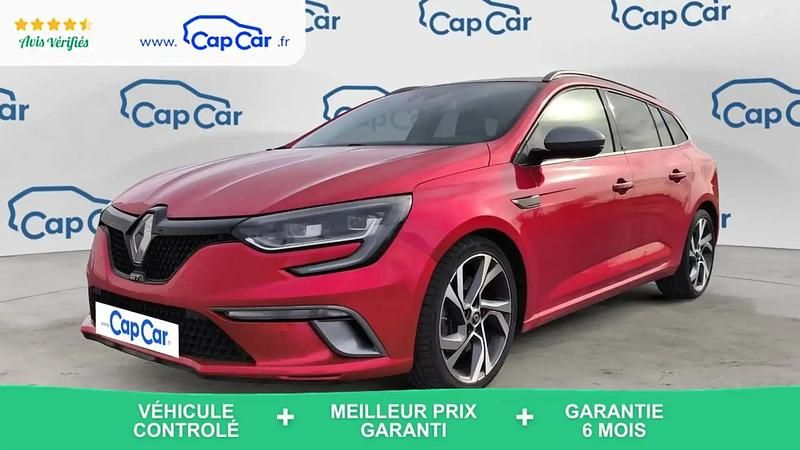 Rouge Utilisé 2017 Renault Mégane GrandTour GT Break | 15 570 € (Prix juste) - Image 1/4
