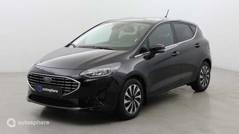 Noir Utilisé 2022 Ford Fiesta Titanium X Citadine | 17 499 € (Prix juste) - Image 1/4