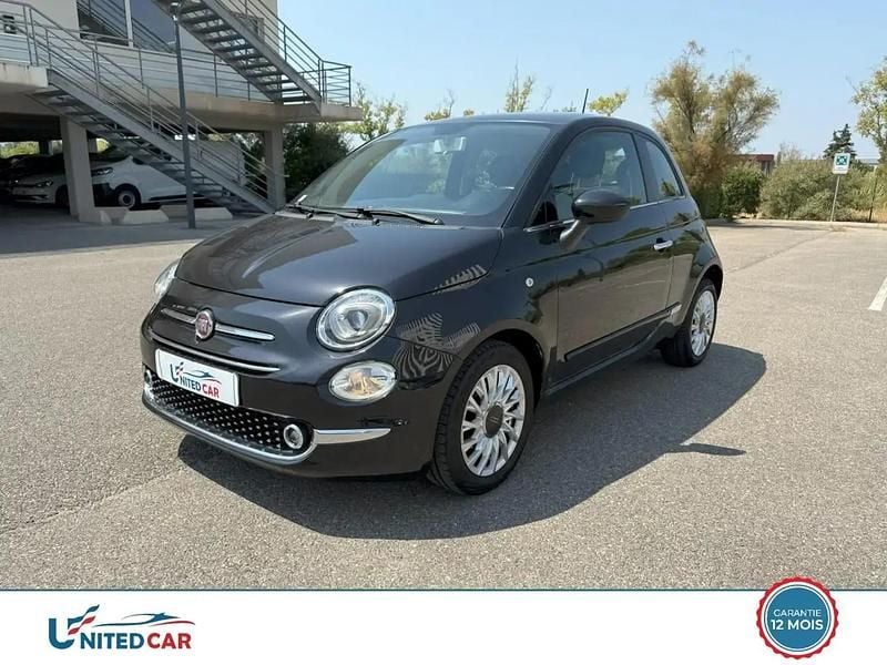 Noir Utilisé 2019 Fiat 500 Collezione Berline | 7 300 € (Prix juste) - Image 1/4