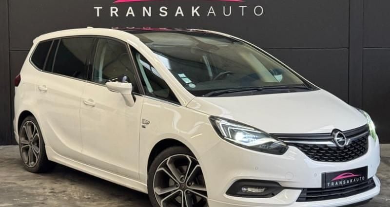 Blanc Occasion 2017 Opel Zafira Elite Monospace | 11 990 € - Image 1/4