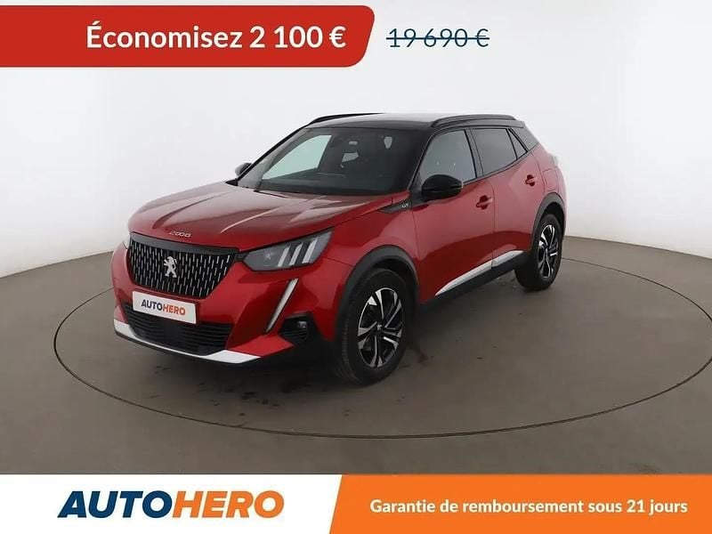 Rouge Utilisé 2021 Peugeot 2008 GT SUV | 17 590 € (Bon prix) - Image 1/2