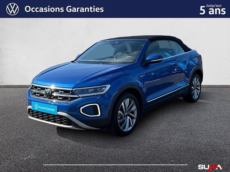 Bleu Utilisé 2024 VW T-Roc Cabriolet Cabriolet | 33 990 € (Bon prix) - Image 1/3