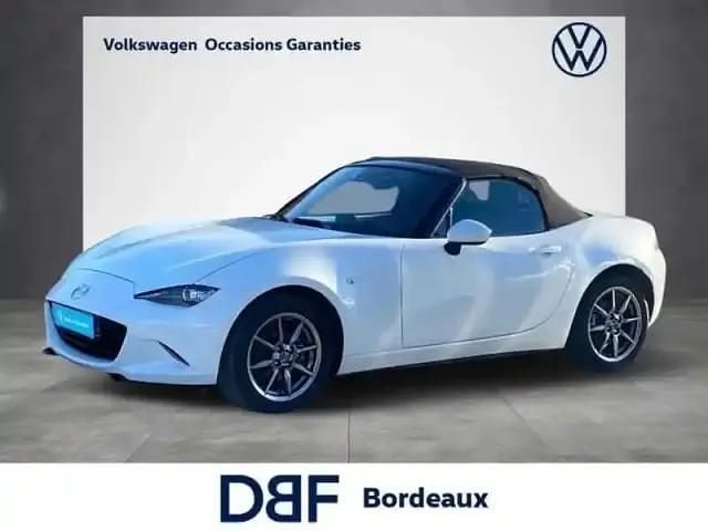 Blanc Occasion 2021 Mazda MX5 Selection Cabriolet | 22 999 € - Image 1/4