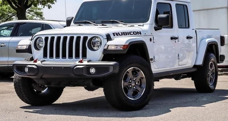 Blanc Utilisé 2022 Jeep Gladiator Rubicon Pick-up | 49 371 € (Bon prix) - Image 1/4