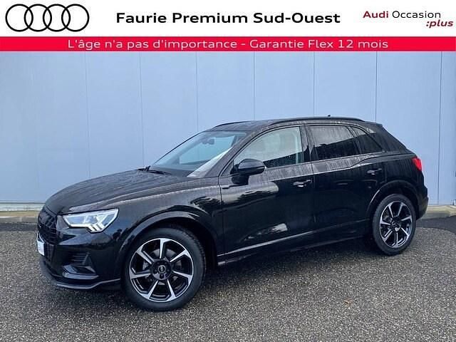 Noir mythe métallisé Occasion 2023 Audi Q3 Design SUV | 36 490 € (Bon prix) - Image 1/4