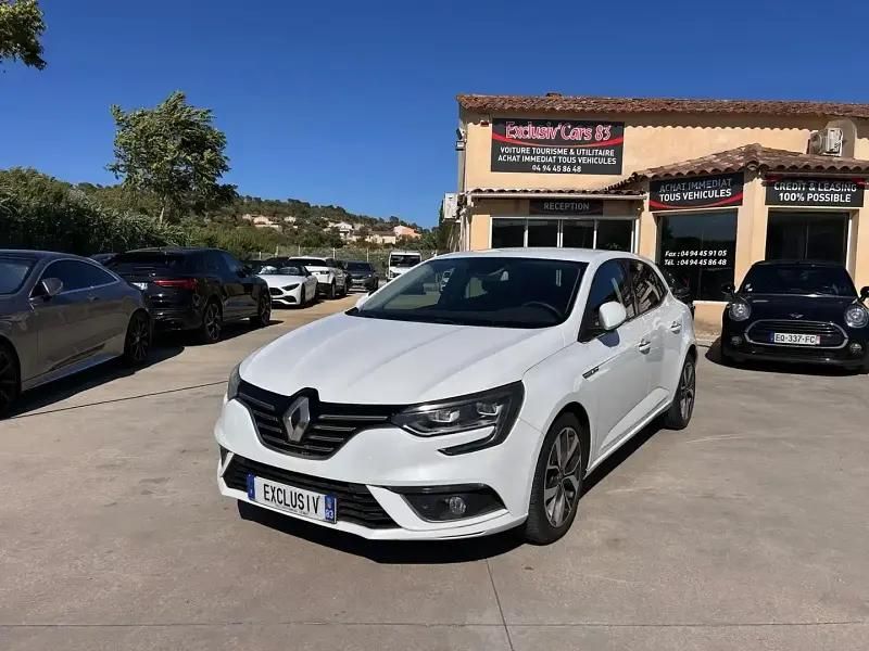 Blanc Utilisé 2016 Renault Mégane III Intens Berline | 13 900 € (Prix juste) - Image 1/4