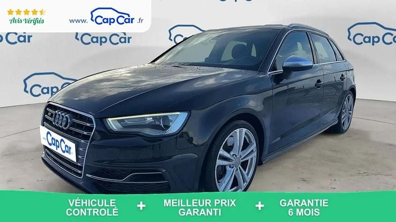 Noir Occasion 2015 Audi S3 Berline | 19 990 € (Bon prix) - Image 1/4