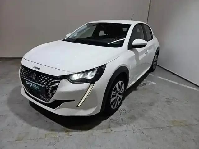 Blanc Utilisé 2020 Peugeot e-208 Business-Line Citadine | 12 990 € (Prix juste) - Image 1/4