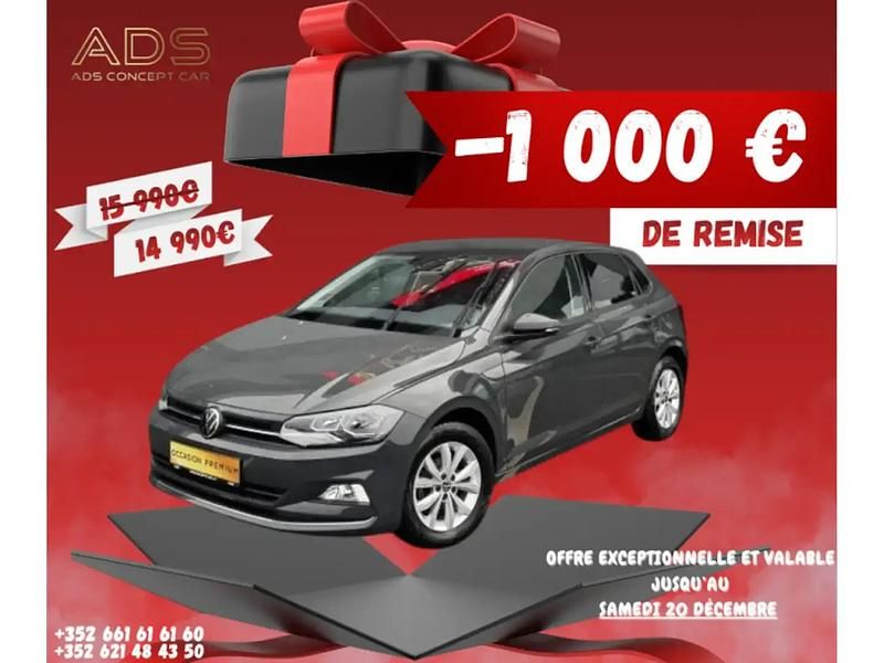 Gris Occasion 2021 VW Polo Highline Berline | 14 990 € (Prix juste) - Image 1/4
