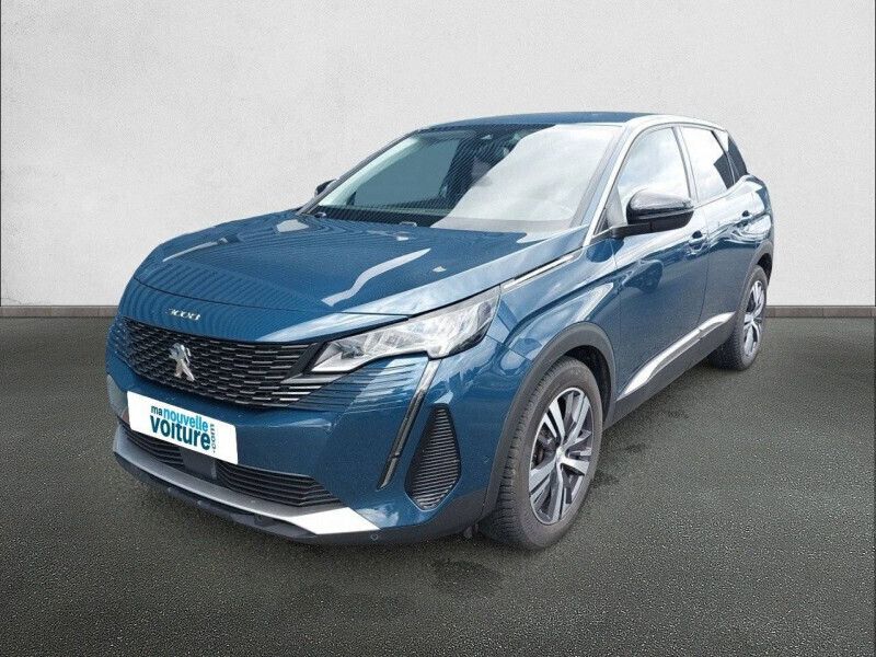Bleu Utilisé 2022 Peugeot 3008 S SUV | 23 590 € (Prix juste) - Image 1/4