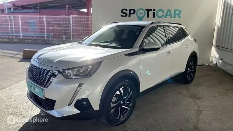 Blanc Utilisé 2021 Peugeot e-2008 SUV | 18 999 € (Prix juste) - Image 1/4
