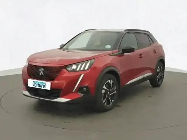 Rouge Utilisé 2020 Peugeot e-2008 GT-line SUV | 17 390 € (Prix juste) - Image 1/4