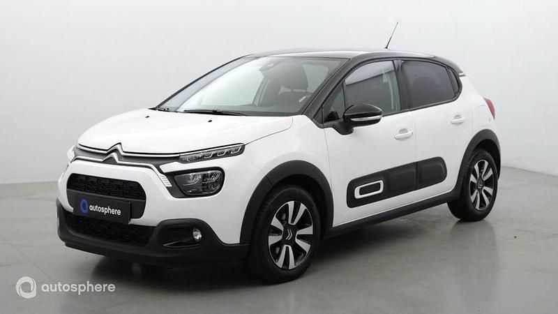Blanc Utilisé 2023 Citroën C3 PureTech Citadine | 12 299 € (Bon prix) - Image 1/4