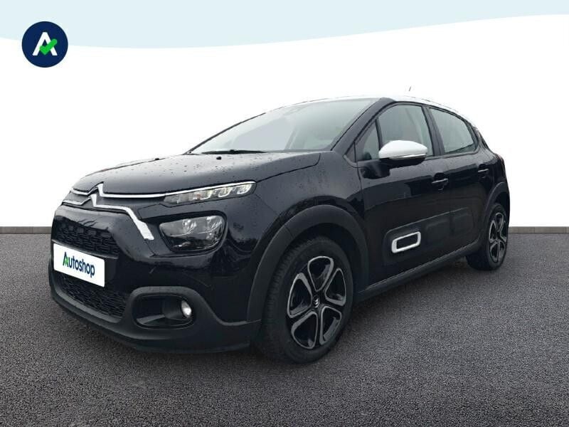 Noir Utilisé 2022 Citroën C3 PureTech Citadine | 13 490 € (Bon prix) - Image 1/4
