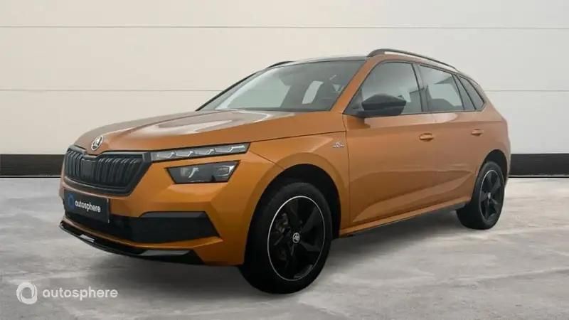 Orange Utilisé 2022 Skoda Kamiq Monte Carlo SUV | 23 799 € (Prix juste) - Image 1/4