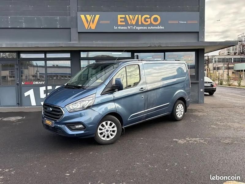Bleu Occasion 2019 Ford Transit Custom Limited Van | 18 480 € (Bon prix) - Image 1/4