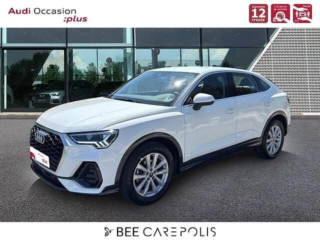 Blanc ibis Utilisé 2022 Audi Q3 Sportback Advanced Plus SUV | 38 490 € (Prix juste) - Image 1/4