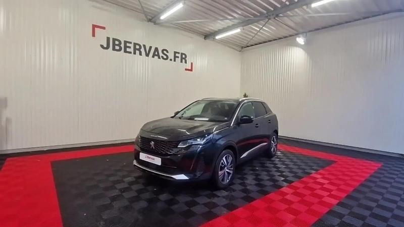 Noir Utilisé 2021 Peugeot 3008 Allure SUV | 18 390 € (Prix juste) - Image 1/4