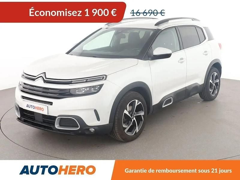 Blanc Utilisé 2020 Citroën C5 Aircross PureTech SUV | 14 790 € (Bon prix) - Image 1/2