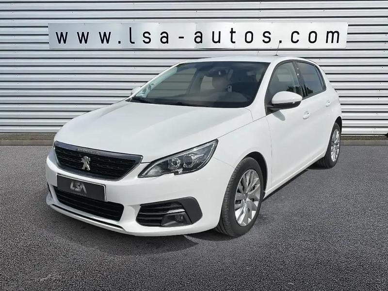 Blanc Occasion 2019 Peugeot 308 Premium Berline | 14 380 € (Bon prix) - Image 1/4