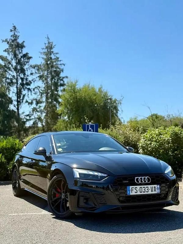 Noir Utilisé 2020 Audi A5 Sportback Sport Berline | 27 000 € (Prix juste) - Image 1/4
