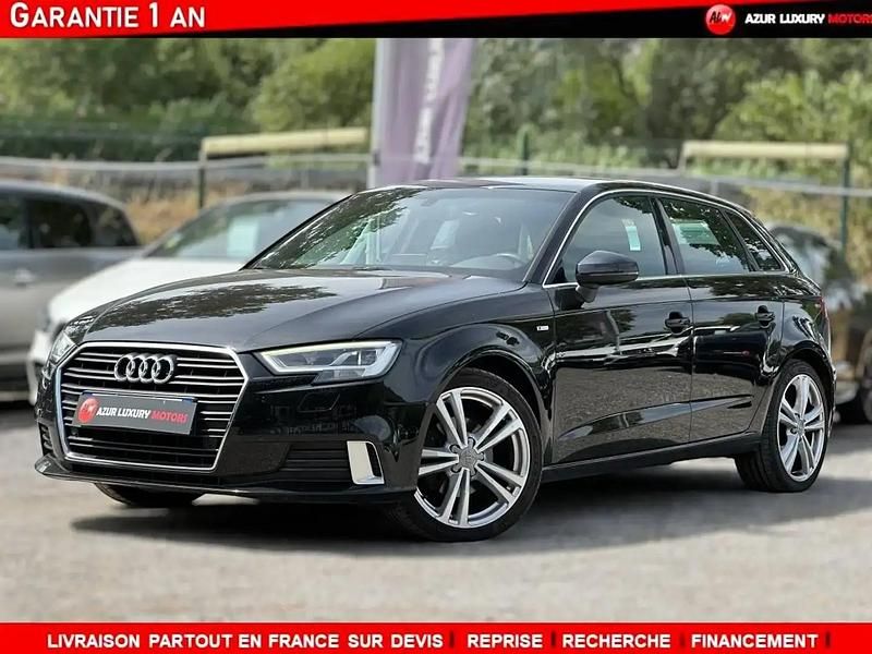 Noir Utilisé 2019 Audi A3 S-line plus Berline | 17 990 € - Image 1/4