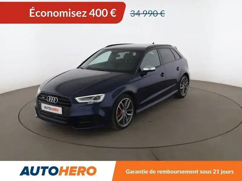 Bleu Utilisé 2020 Audi S3 Sport Berline | 34 590 € (Super prix) - Image 1/2