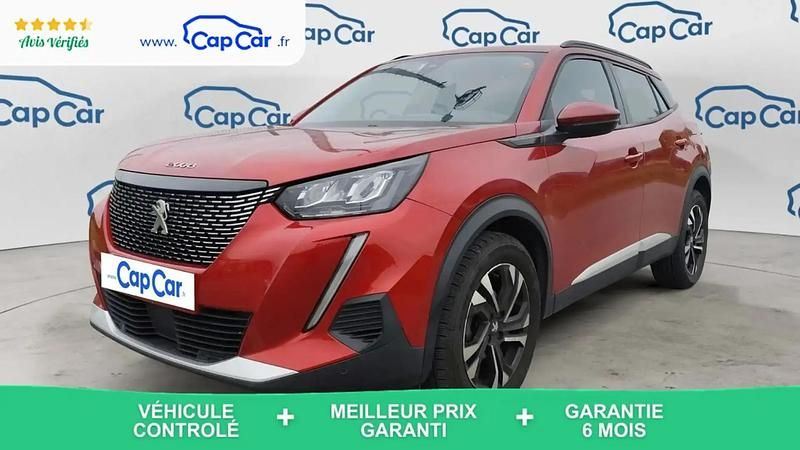 Rouge Utilisé 2020 Peugeot 2008 Allure SUV | 10 990 € (Prix juste) - Image 1/4