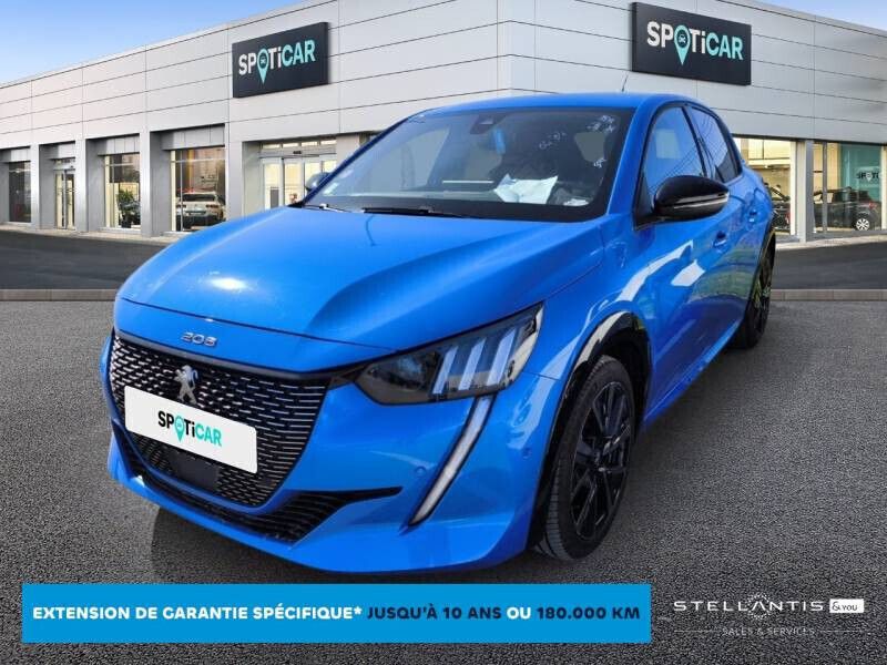 Bleu Utilisé 2022 Peugeot 208 GT Citadine | 15 990 € (Bon prix) - Image 1/4