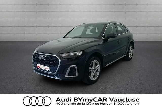 Noir mythe métallisé Utilisé 2022 Audi Q5 S-Line SUV | 42 563 € (Prix juste) - Image 1/4