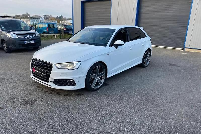 Blanc Occasion 2015 Audi A3 S-Line Break | 19 490 € (Prix assez cher) - Image 1/4