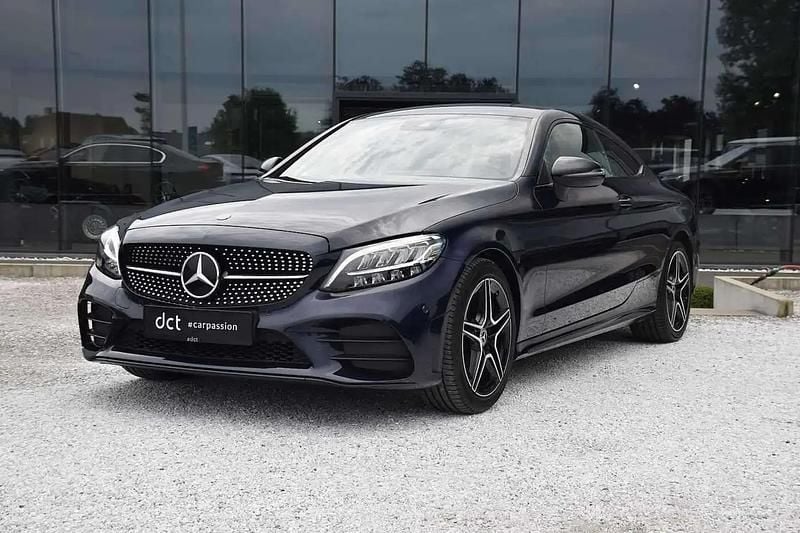 Bleu Utilisé 2018 Mercedes C220 AMG Coupé | 29 900 € (Bon prix) - Image 1/4