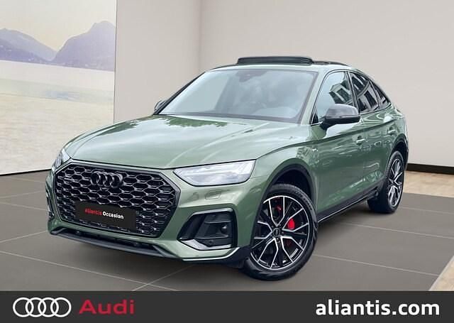 Vert district métallisé Utilisé 2024 Audi Q5 Sportback S-Line SUV | 67 980 € (Prix cher) - Image 1/4