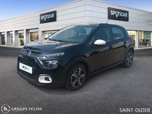 Noir Nouvelle 2024 Citroën C3 PureTech Citadine | 15 840 € - Image 1/4