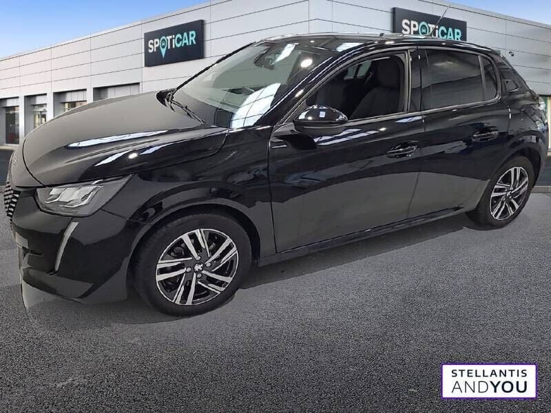 Noir Utilisé 2021 Peugeot 208 Allure Citadine | 14 790 € (Prix juste) - Image 1/4