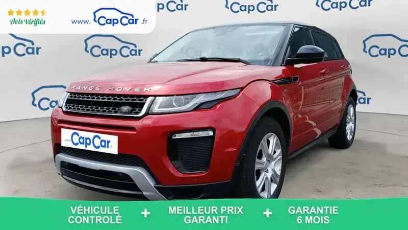 Rouge Utilisé 2016 Land Rover Range Rover evoque SE Dynamic SUV | 17 610 € (Prix juste) - Image 1/4