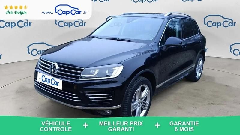 Noir Occasion 2017 VW Touareg R-line SUV | 28 790 € - Image 1/4