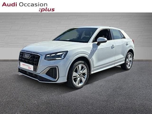 Blanc glacier métallisé Occasion 2021 Audi Q2 S-Line SUV | 25 490 € (Prix juste) - Image 1/4