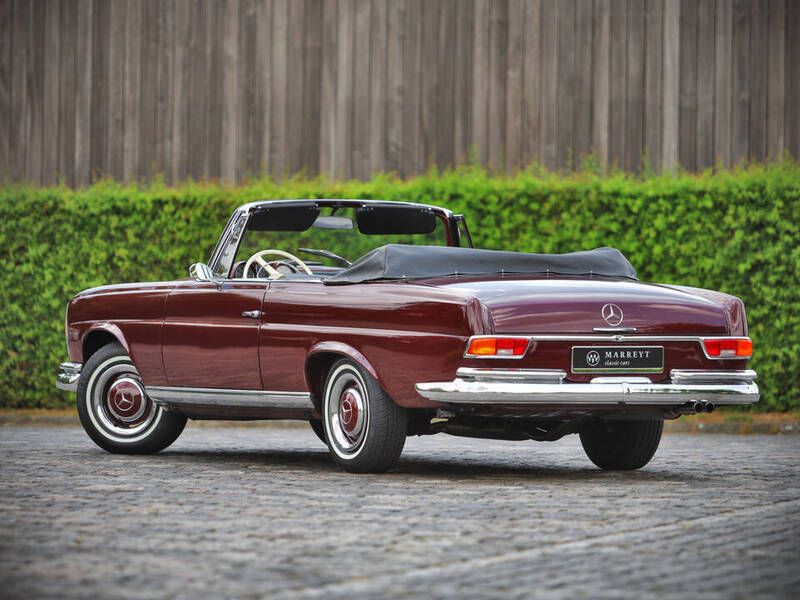 Occasion Mercedes 220 SE 120 ch (88 kW) 1961 Rouge Cabriolet