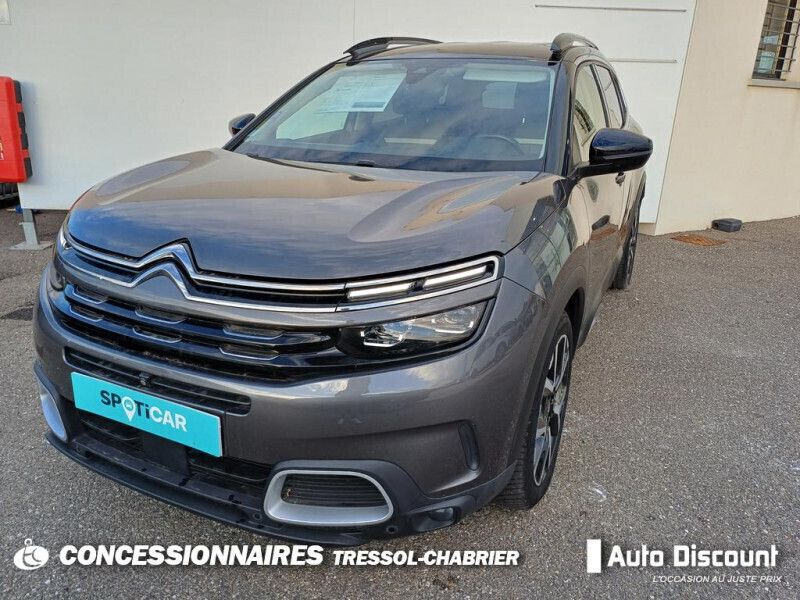 Gris Utilisé 2019 Citroën C5 Aircross Feel SUV | 15 409 € (Prix juste) - Image 1/4