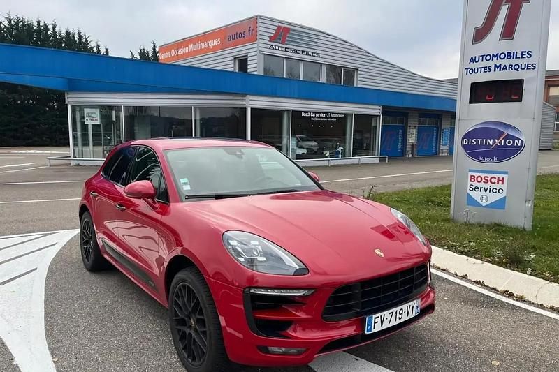 Rouge Occasion 2017 Porsche Macan SUV | 42 990 € (Prix juste) - Image 1/4