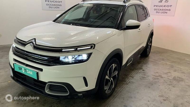 Blanc Utilisé 2019 Citroën C5 Aircross Shine SUV | 14 999 € (Bon prix) - Image 1/4