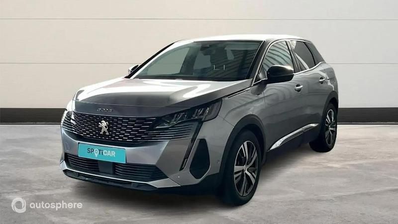 Gris Utilisé 2022 Peugeot 3008 Allure SUV | 24 499 € (Prix juste) - Image 1/4