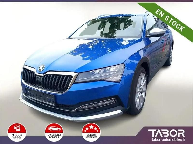 Bleu Utilisé 2021 Skoda Superb Break | 32 988 € (Prix juste) - Image 1/4
