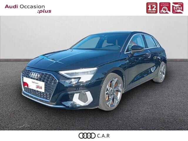 Noir brillant Utilisé 2023 Audi A3 Sportback e-tron Advanced Plus Berline | 38 900 € (Prix cher) - Image 1/3